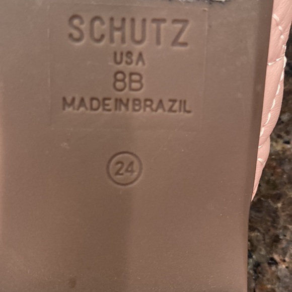 SCHUTZ Afra Loafer Flat Mule in Rose Pink. Size 8.5 - Picture 9 of 9